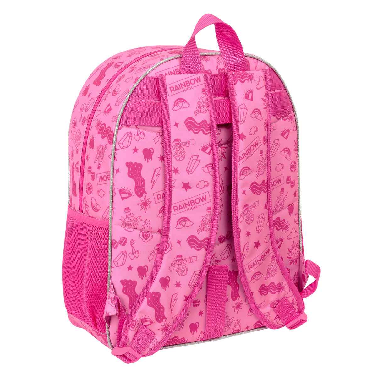 Mochila Escolar Rainbow High Shine Multicolor 33 x 42 x 14 cm