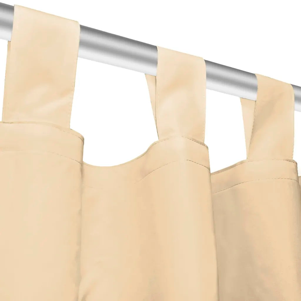 Cortinas de cetim com presilhas 2 pcs 140x225 cm