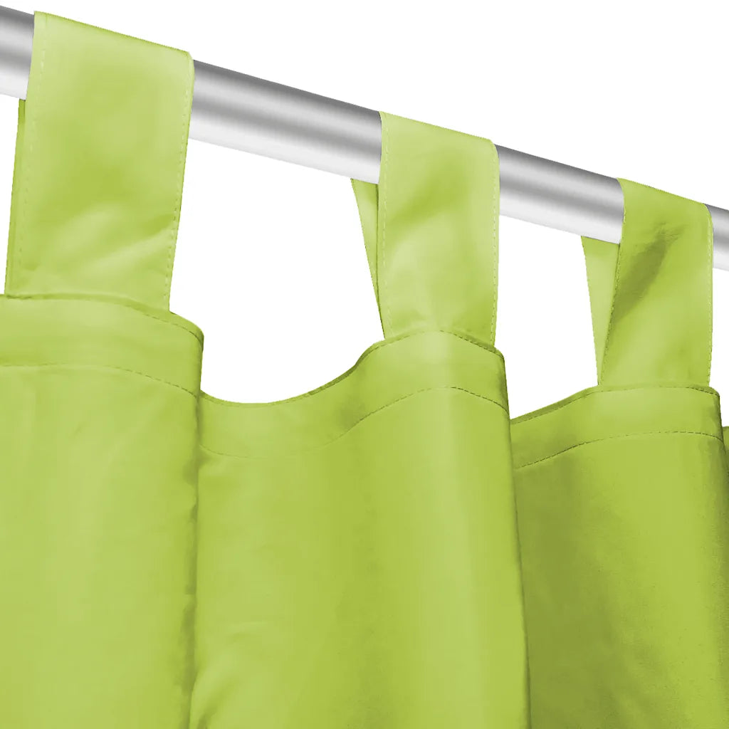 Cortinas de cetim com presilhas 2 pcs 140x175 cm