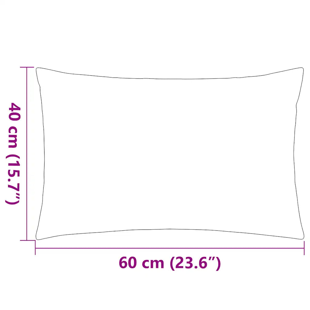 Almofadas para exterior 2 pcs 60x40 cm maçã