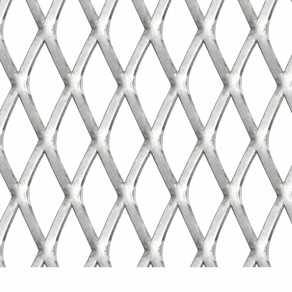Cerca de arame p/ jardim aço inoxidável 50x50 cm 20x10x2 mm