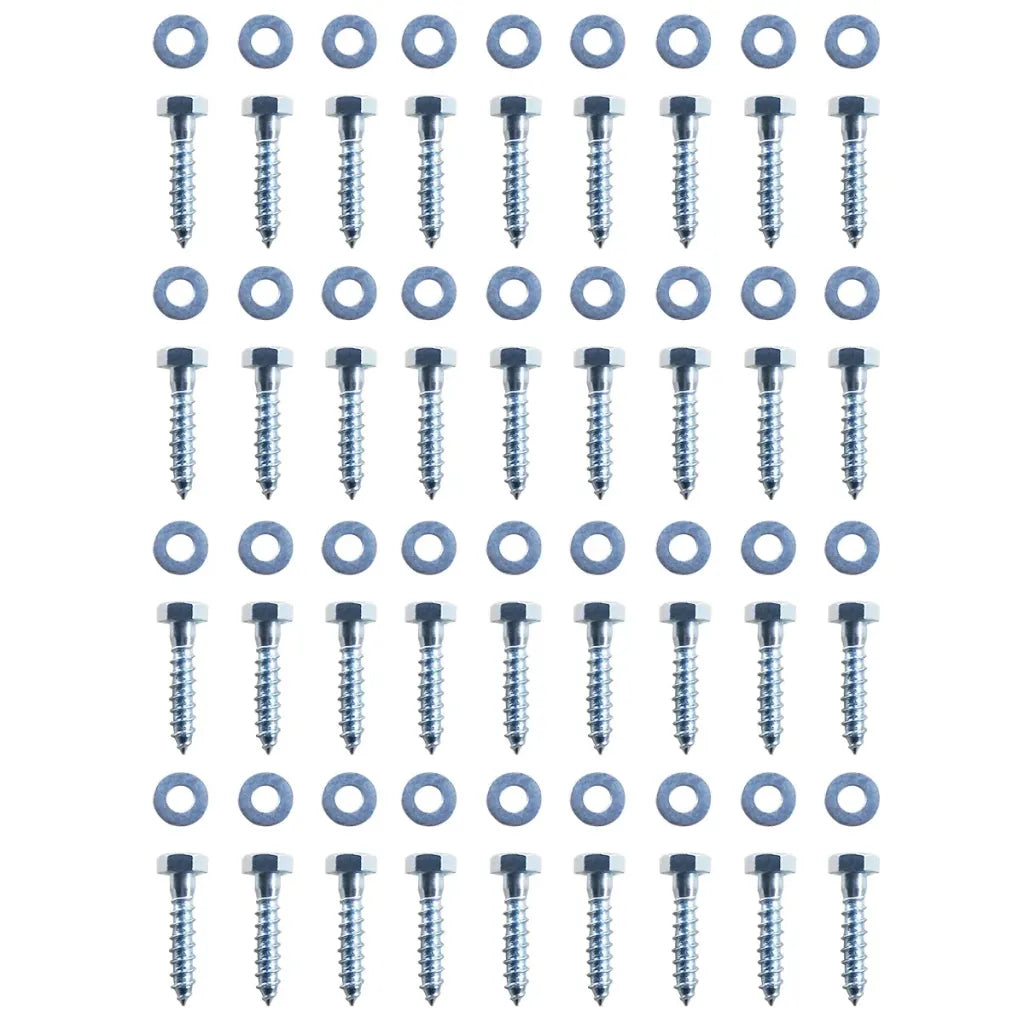 Âncora de fixação no chão em L 12 pcs aço galvanizado 5x5x50 cm