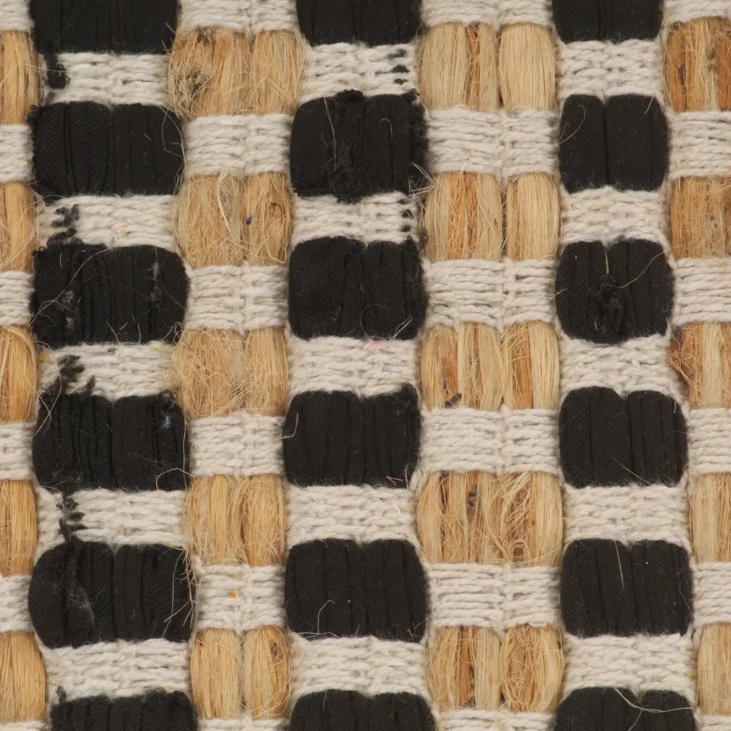 Conjunto de tapetes de WC artesanais juta natural e