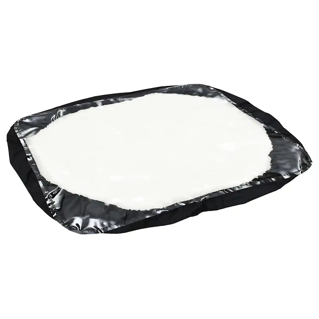 Carrinho de mão distribuidor de sal PVC e aço 106x73x76 cm 45 L
