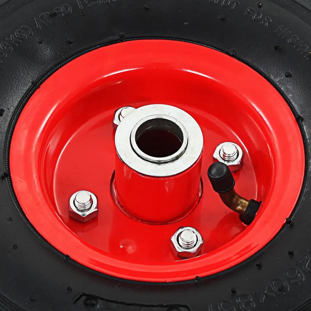 Rodas p/ carrinho de carga manual 2 pcs borracha 3.00-4