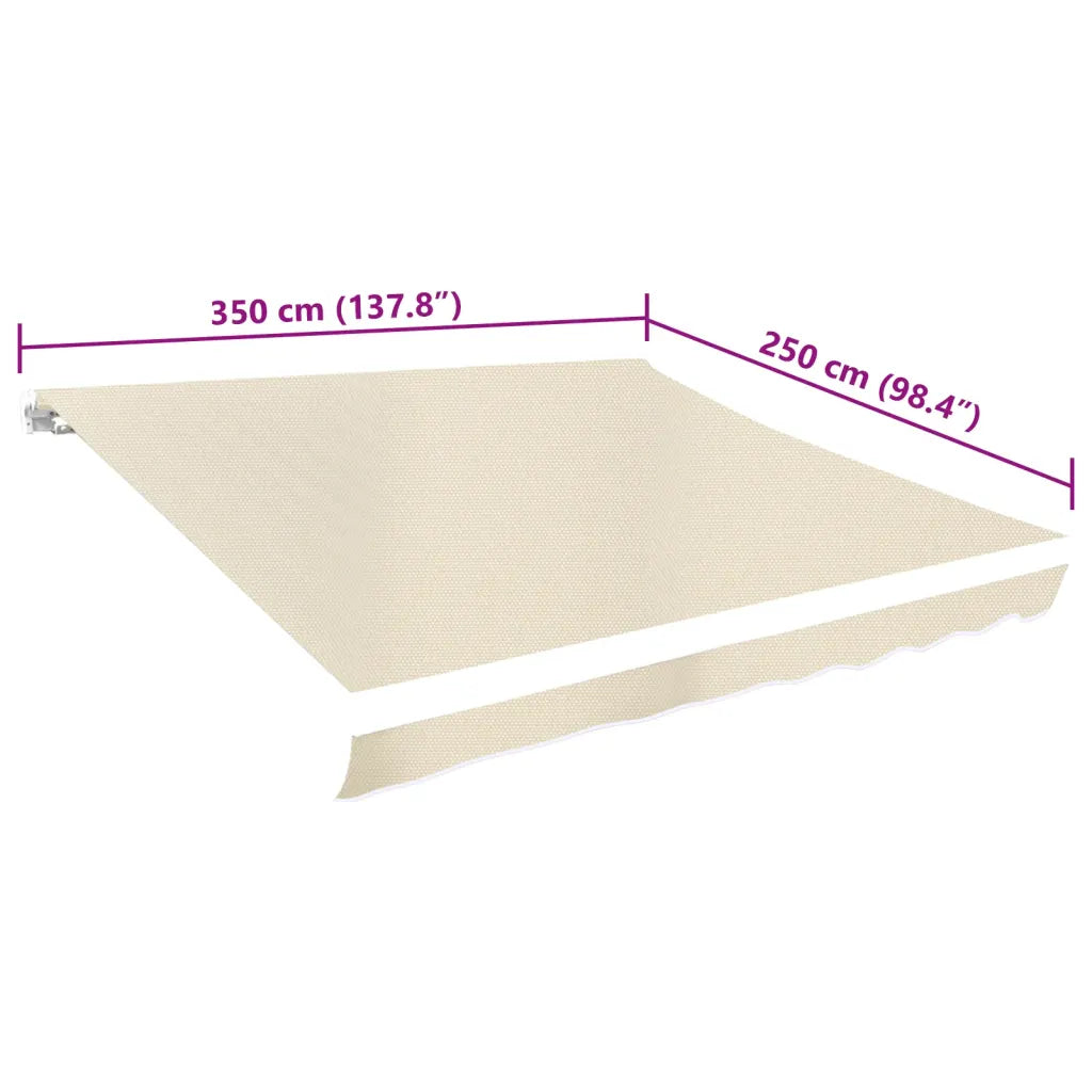 Lona para toldo 3,5x2,5 m