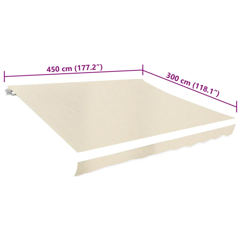 Lona para toldo 4,5x3 m