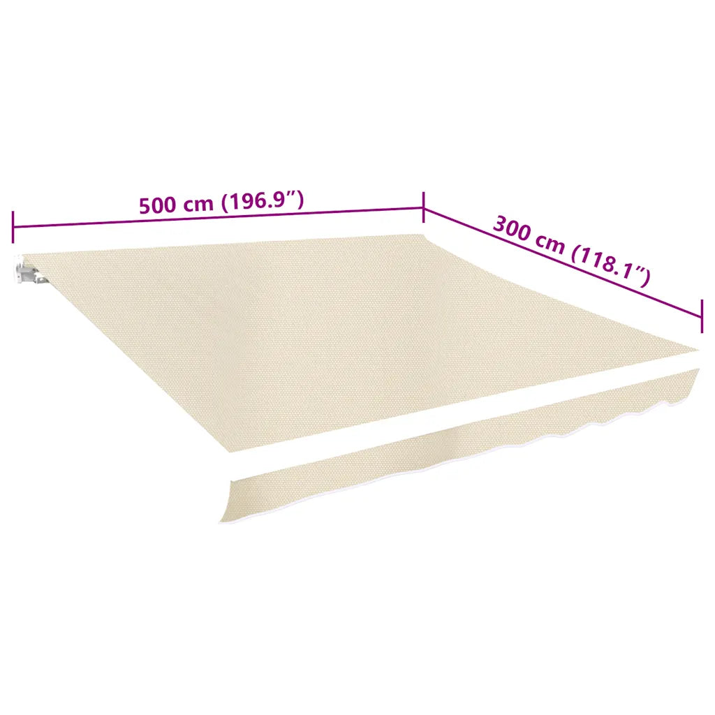 Lona para toldo 5x3 m