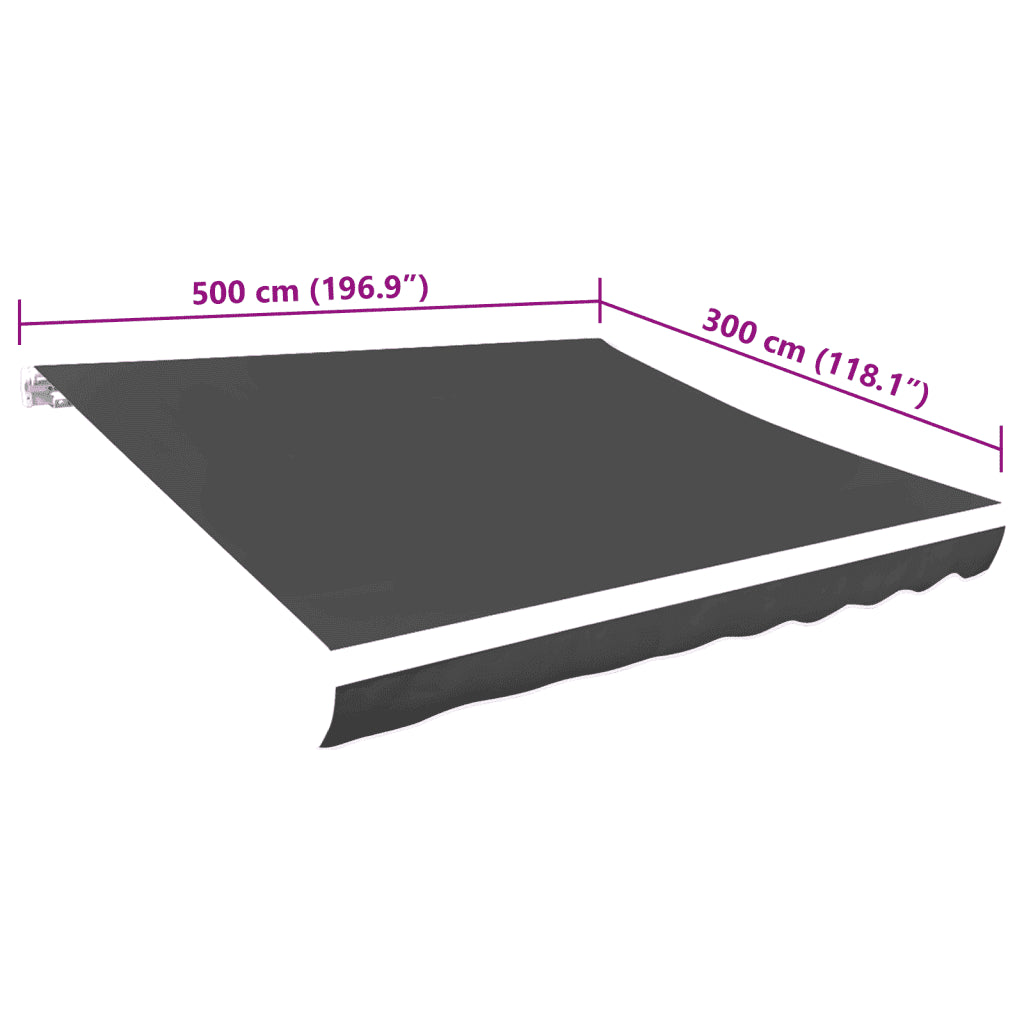 Lona para toldo 5x3 m