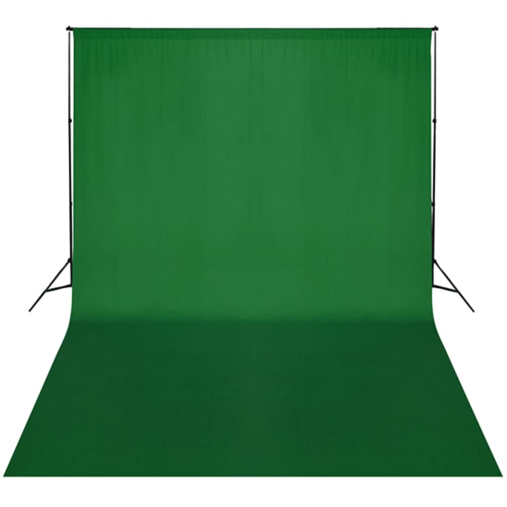 vidaXL Sistema porta-fundos 300 x 300 cm verde