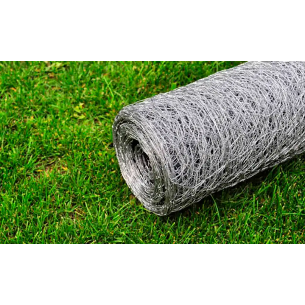 Cerca de arame p/ galinheiro 25x0,75 m aço galvanizado