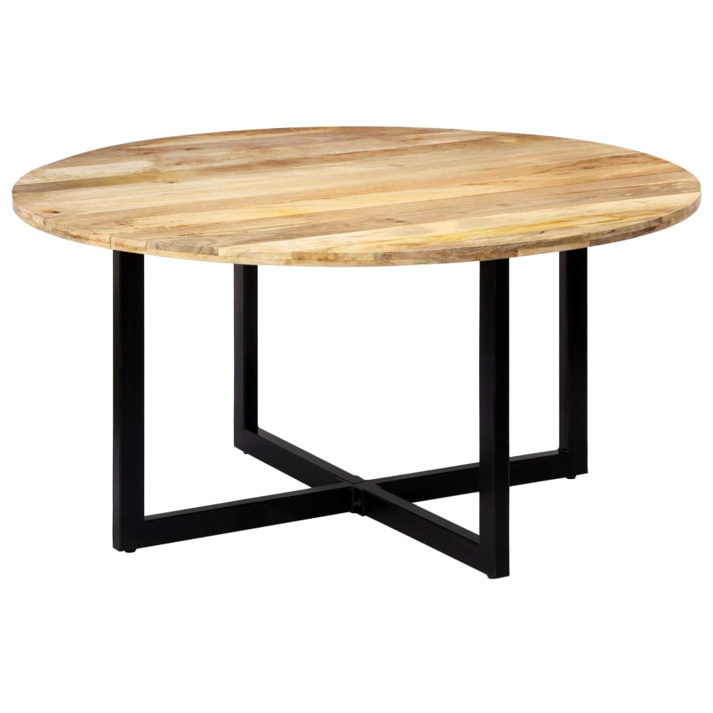 vidaXL Mesa de jantar 150x73 cm madeira de mangueira maciça