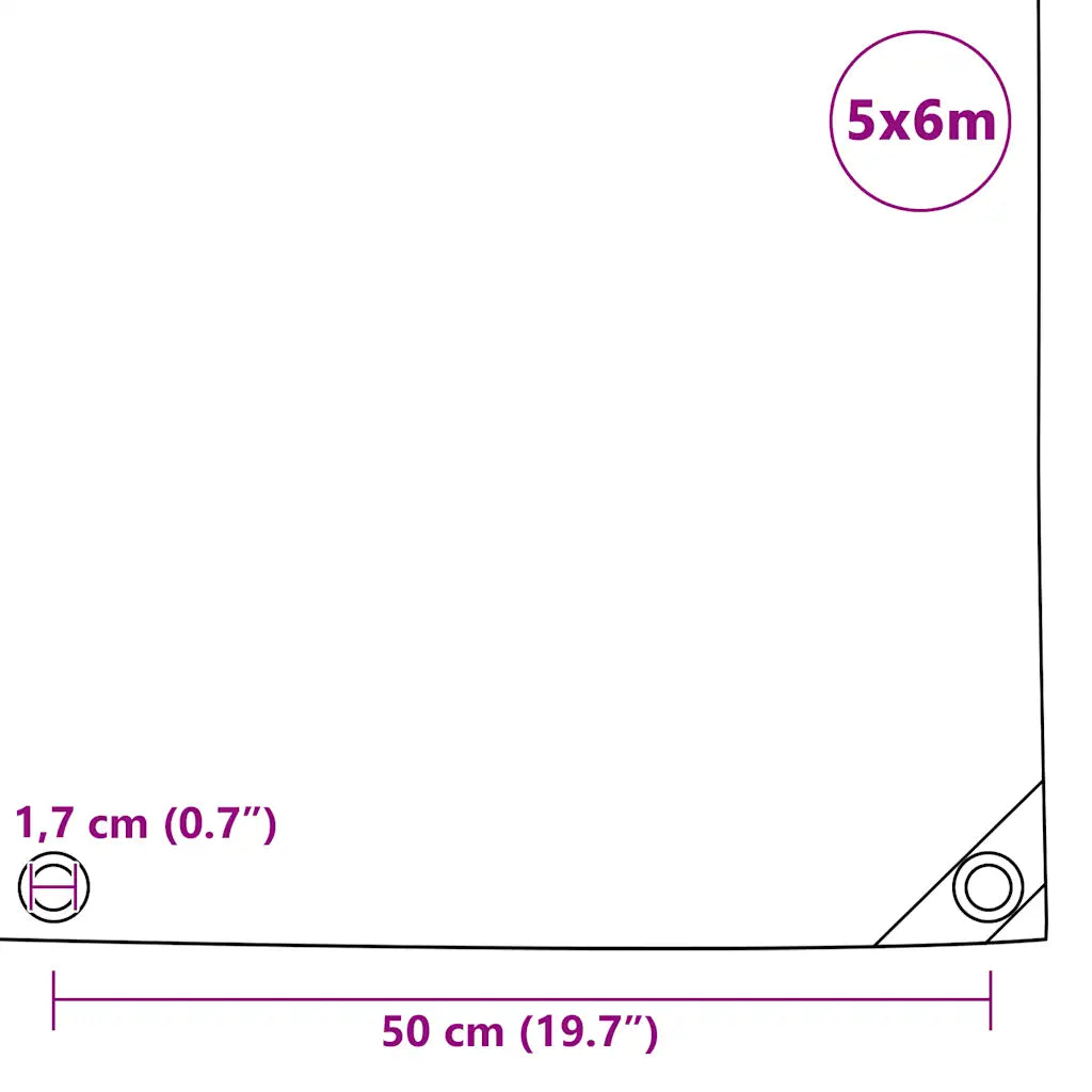 Lona 650 g/m² 5x6 m