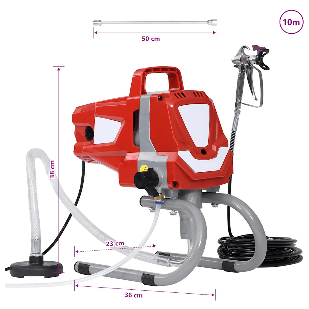 Pulverizador de tinta a alta pressão sem ar 1010 W