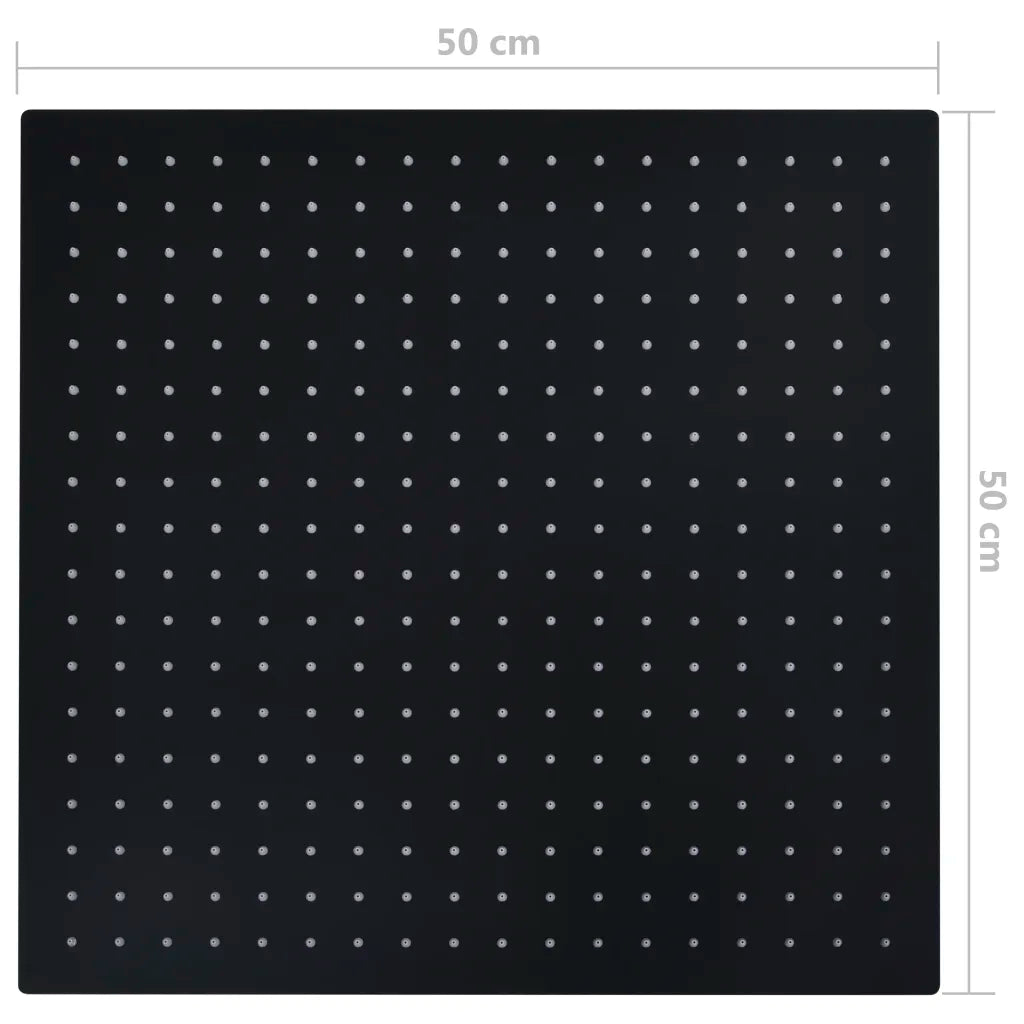 Cabeça de chuveiro quadrada 50x50 cm aço inoxidável