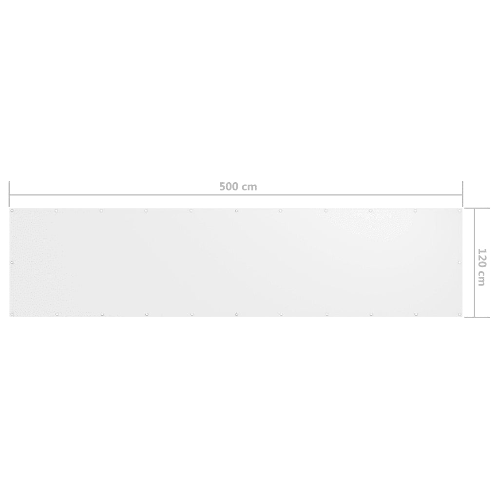 Tela de varanda 120x500 cm tecido Oxford