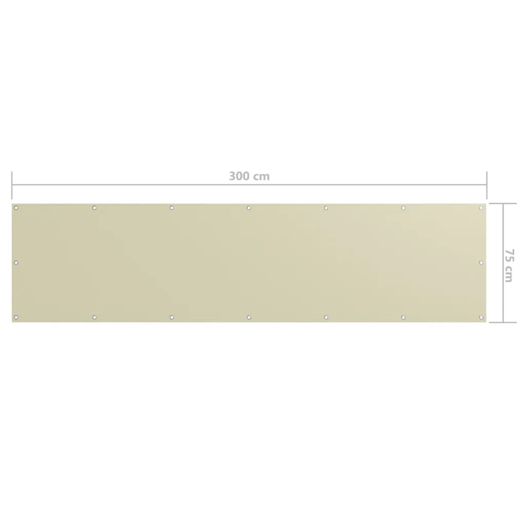 Tela de varanda 75x300 cm tecido Oxford