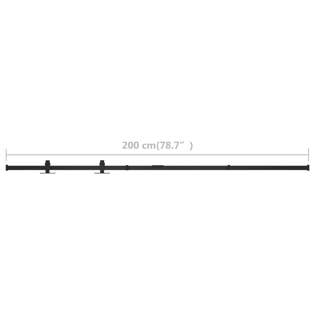 Mini kit para armário deslizante aço carbono