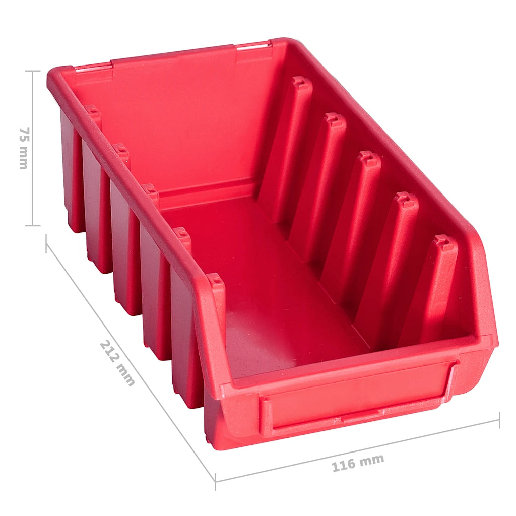 103 pcs kit caixas arrumação c/ painéis parede e preto