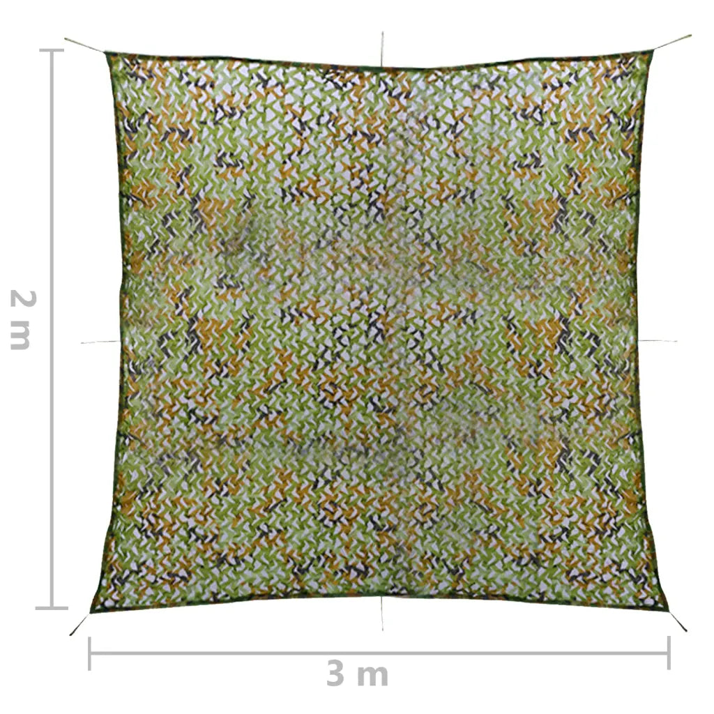 Rede de camuflagem com saco de armazenamento 2x3 m