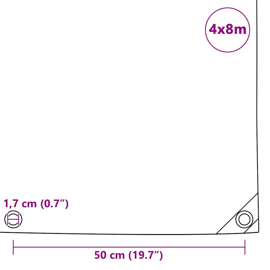 Lona 650 g/m² 4x8 m