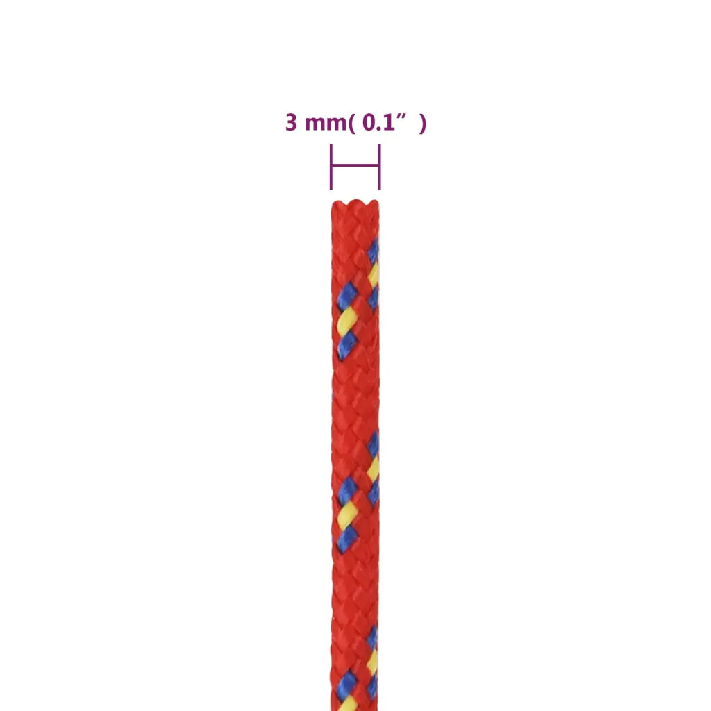 Corda de barco 3 mm 100 m polipropileno