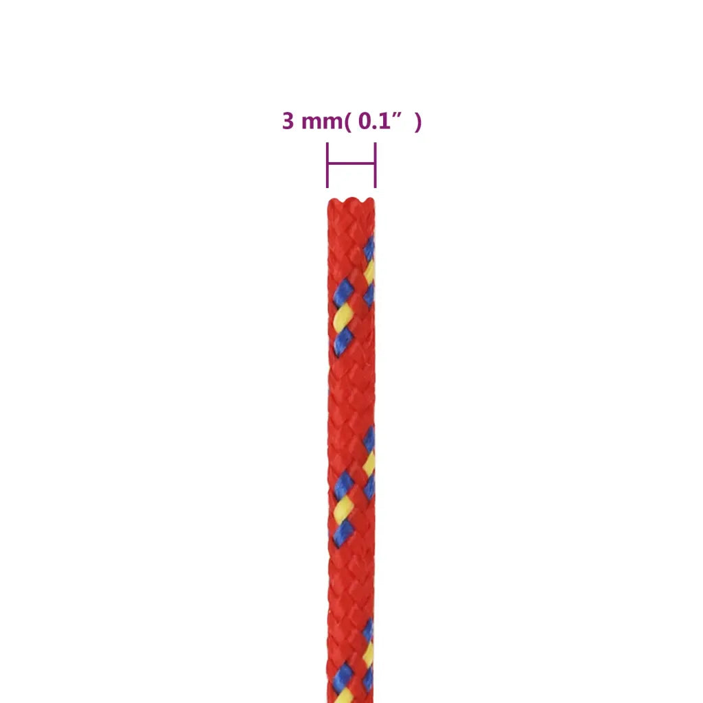 Corda de barco 3 mm 500 m polipropileno