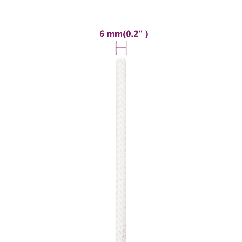Corda de barco 6 mm 25 m polipropileno completo