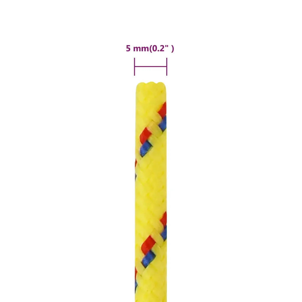 Corda de barco 5 mm 250 m polipropileno