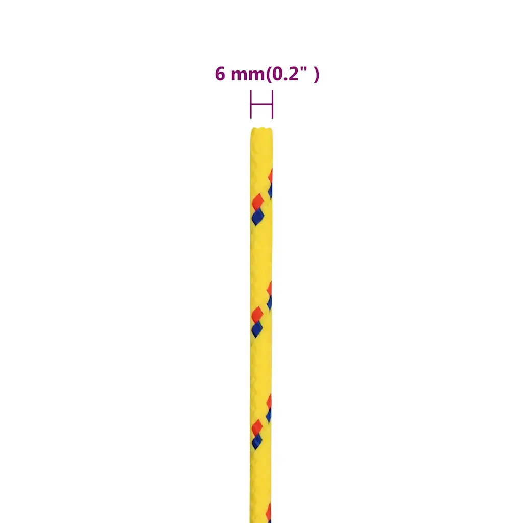 Corda de barco 6 mm 25 m polipropileno