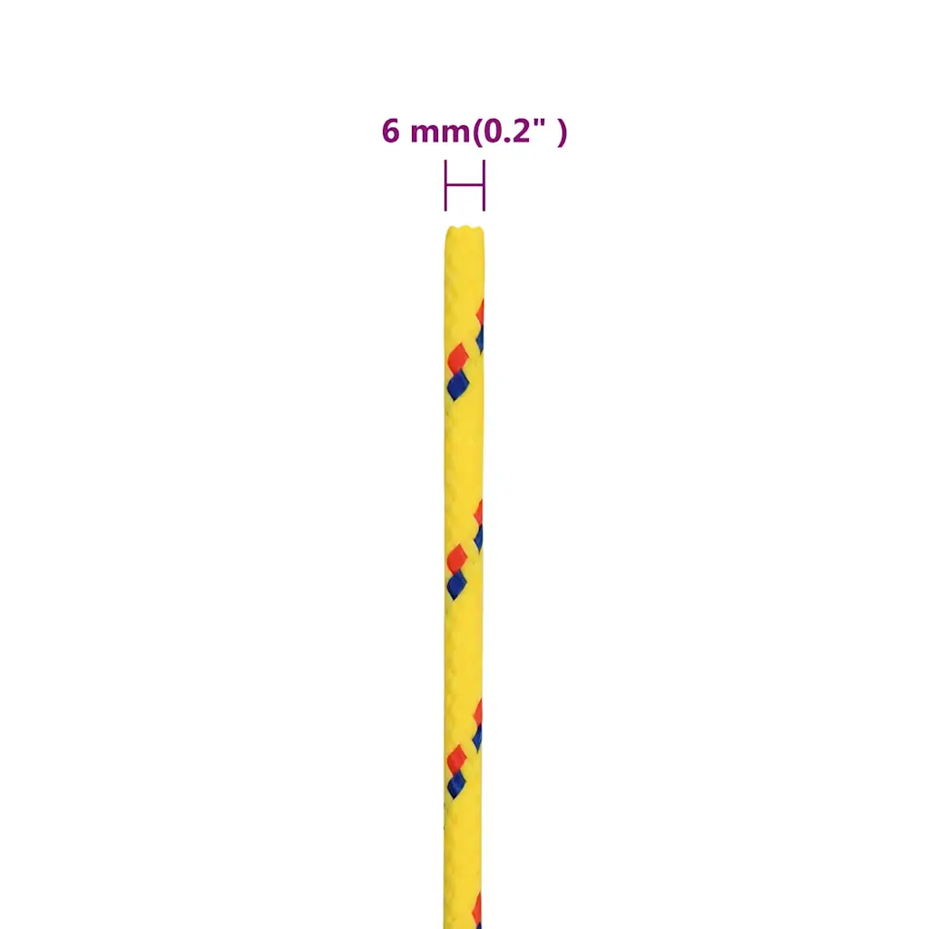 Corda de barco 6 mm 50 m polipropileno