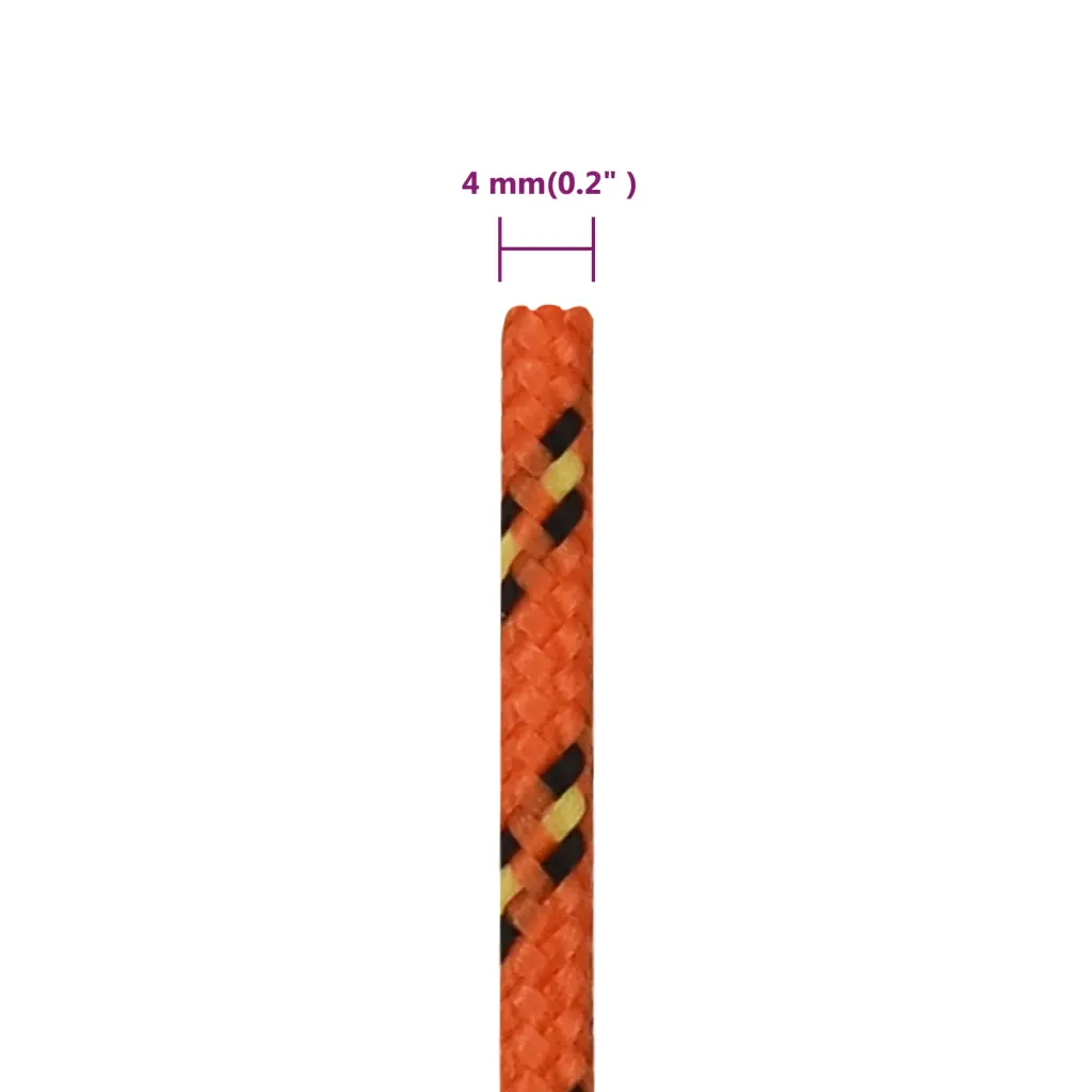 Corda de barco 4 mm 250 m polipropileno
