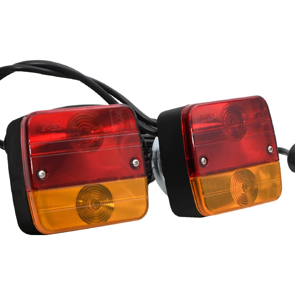 Farolins de reboque 2pcs lâmpada clássica 12V vermelho