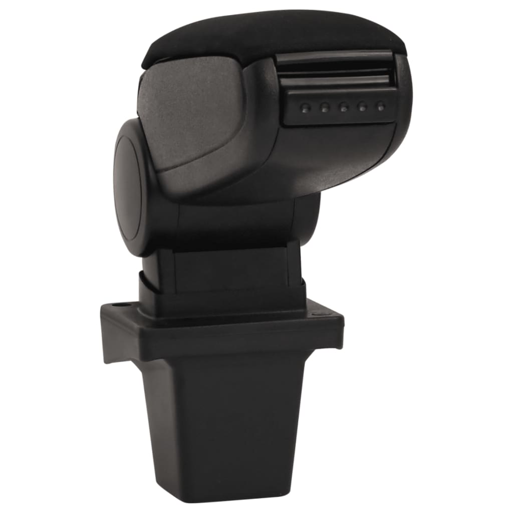 Apoio de braço p/ carro 14x33x(32-48,5) cm ABS preto