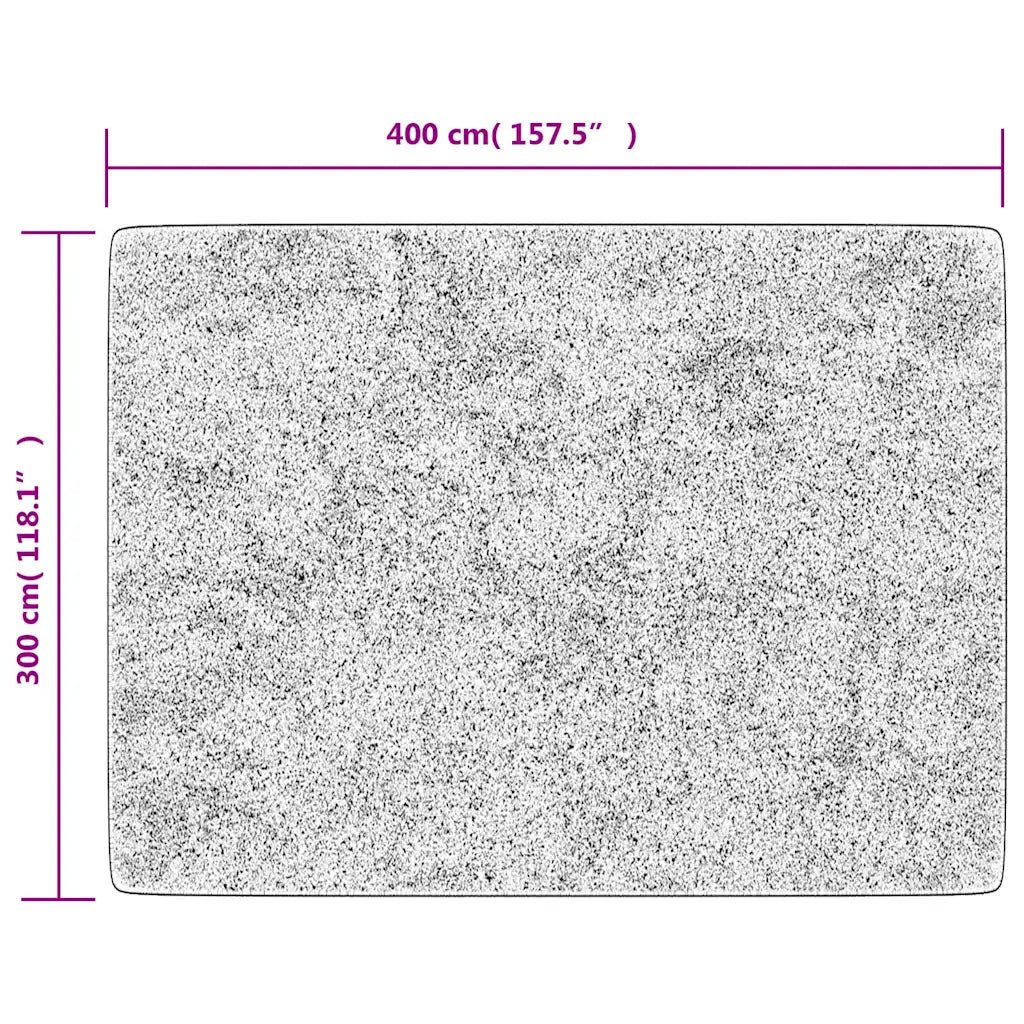 Tapete lavável 400x300 cm cinzento