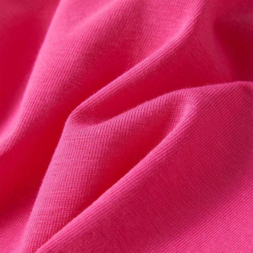 T-shirt de criança rosa-escuro 92