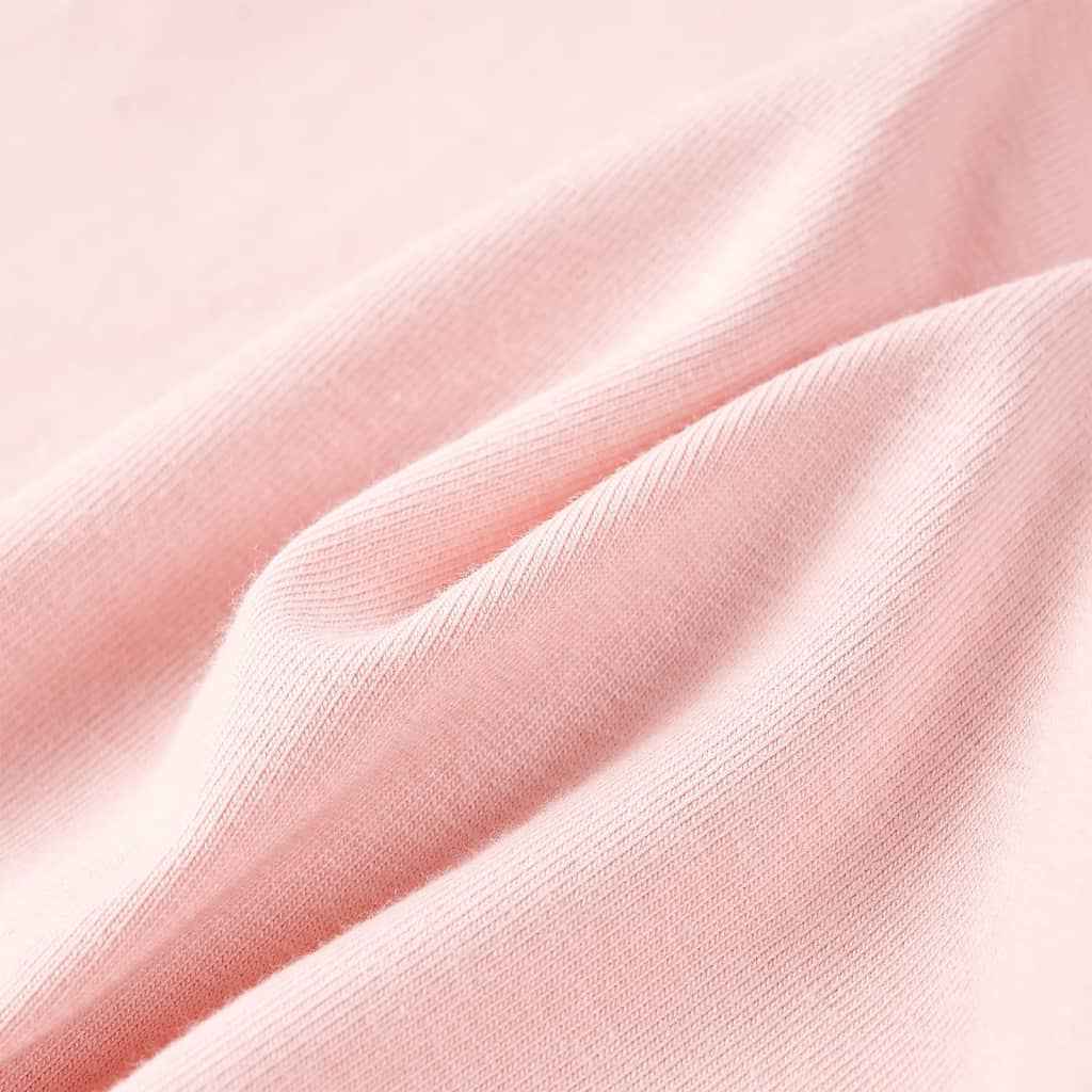 T-shirt de criança rosa-claro 92