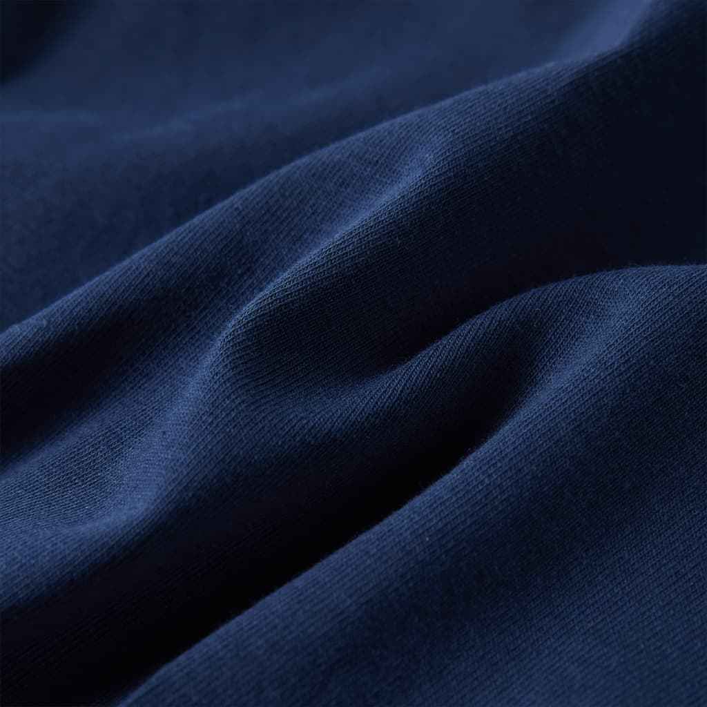 T-shirt infantil azul-escuro 92