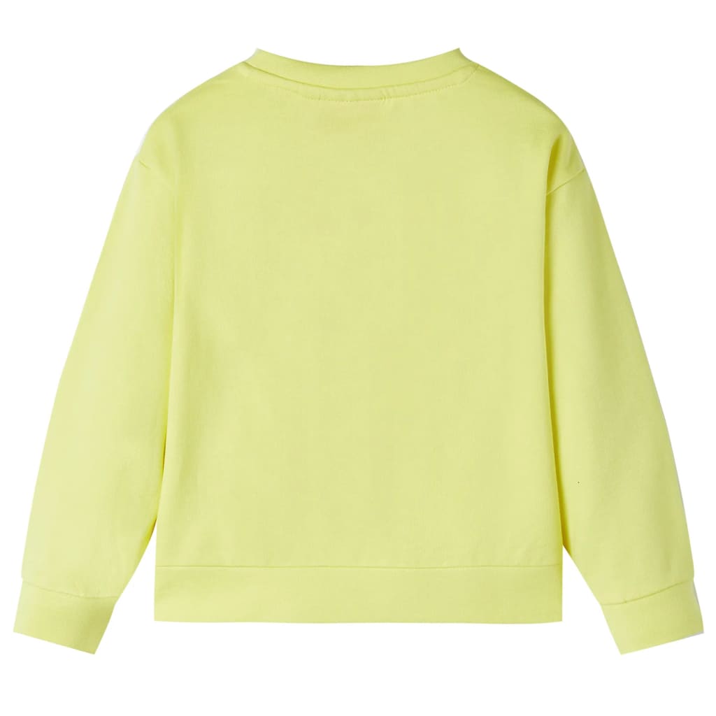 Sweatshirt para criança amarelo 128