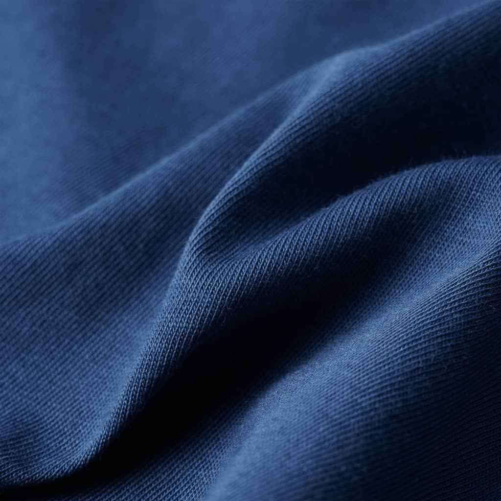 T-shirt de criança azul-escuro 92