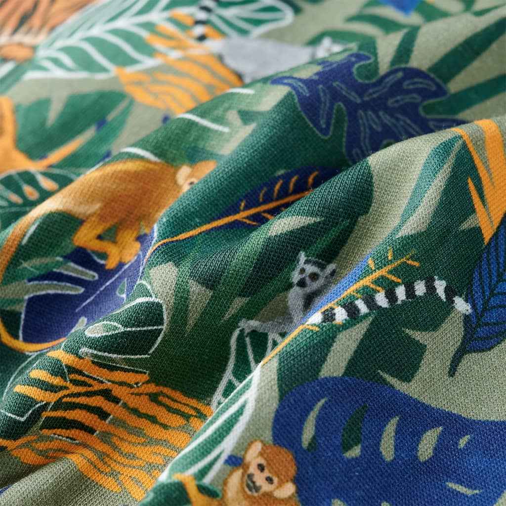 T-shirt de manga curta para criança multicor 92