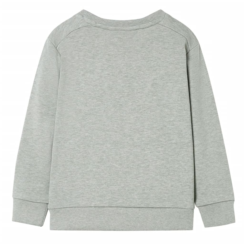 Sweatshirt para criança cor caqui-claro mesclado 104