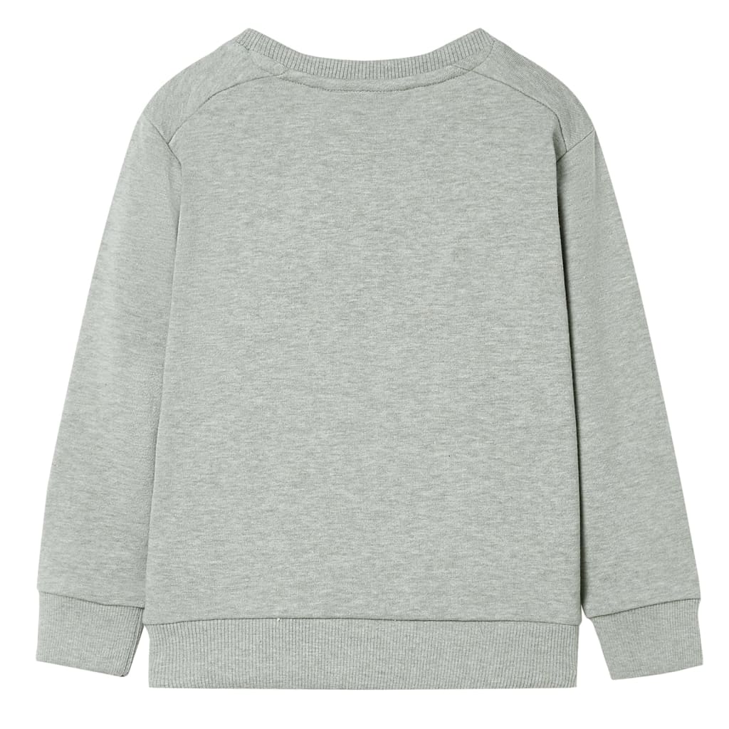 Sweatshirt para criança cor caqui-claro mesclado 128