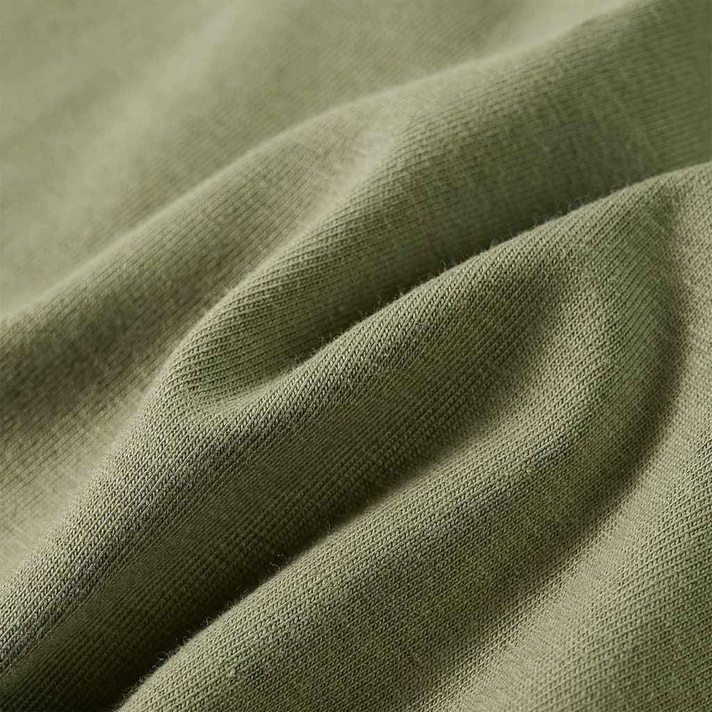 T-shirt de manga comprida para criança caqui 92