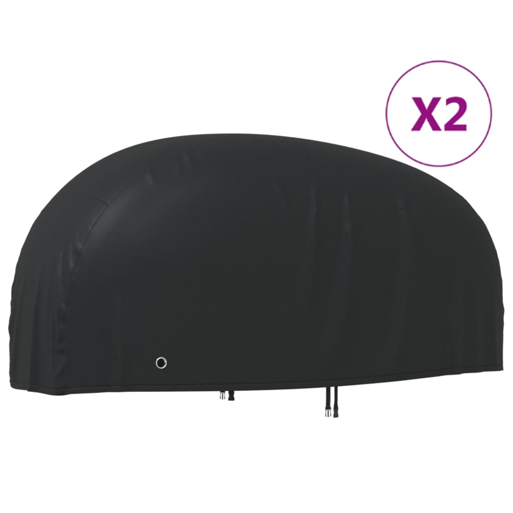 Capas para motociclo 2 pcs 220x95x110 cm tecido oxford 210D