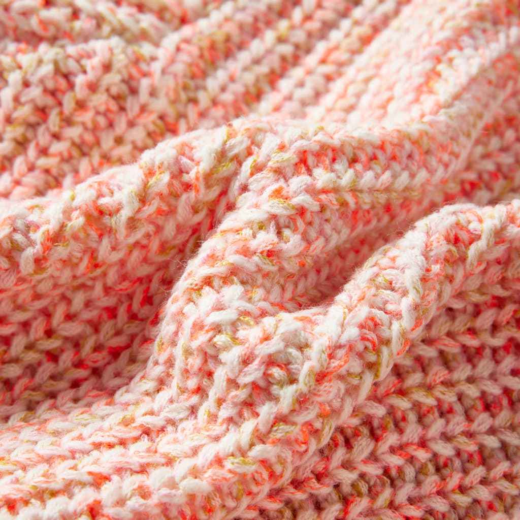 Cardigã de malha para criança rosa-misto 92