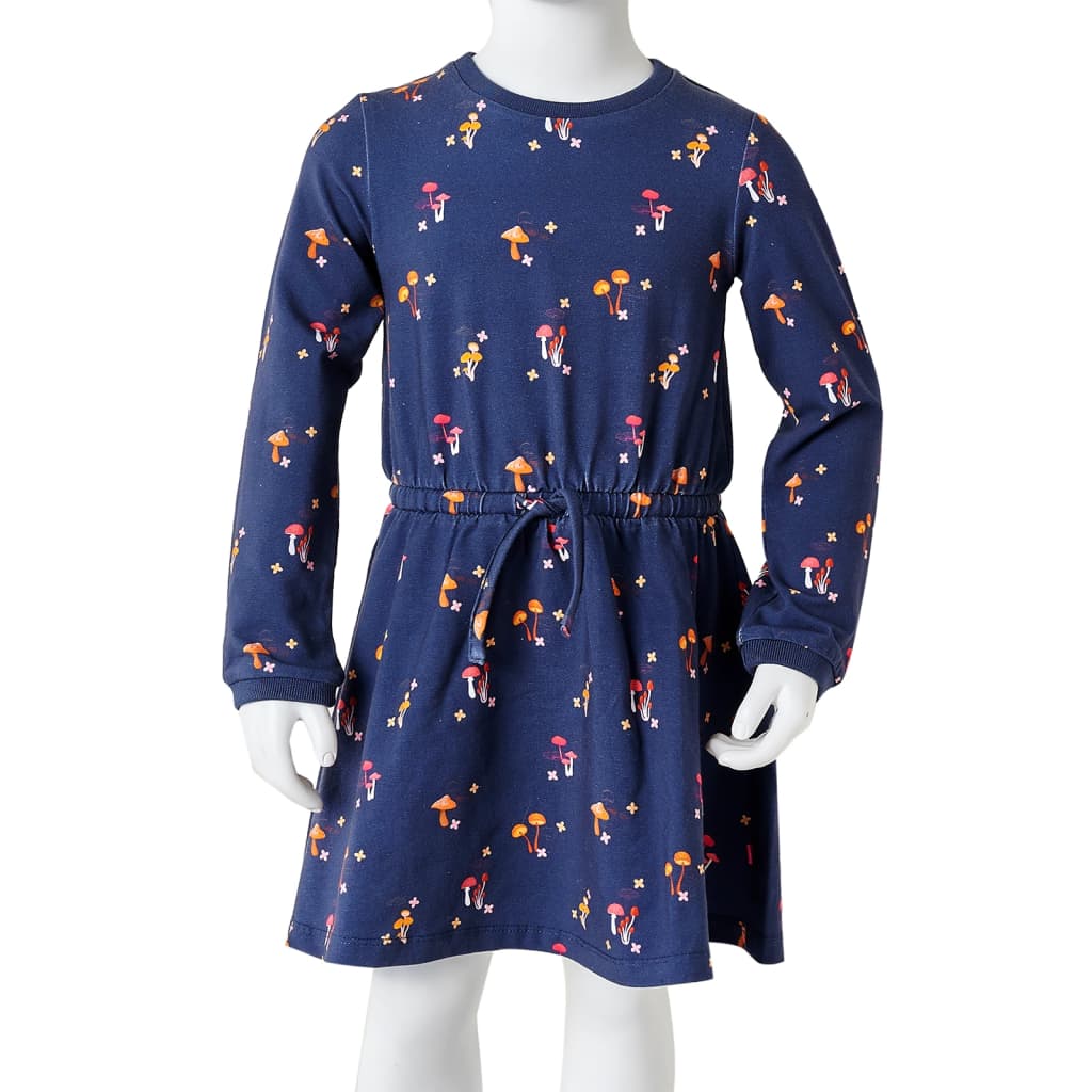 Vestido para criança azul-marinho 104