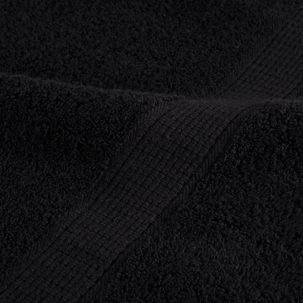 Toalhas de rosto premium SOLUND 10 unidades, pretas, 30x30 cm, 600 g/m²