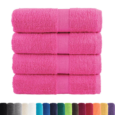 Toalhas de bidé premium SOLUND 4 pcs 30x50 cm 600 gsm rosa