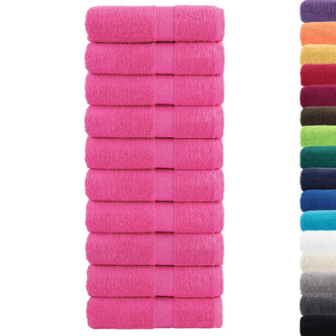 Toalhas de bidé premium SOLUND 10 pcs 30x50 cm 600 gsm rosa
